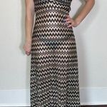 Livystone Black Gold Striped Sheer Beach Coverup Size Small Photo 4