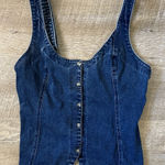 Free People  Kara Vest in Rugged Denim Size XL Photo 0