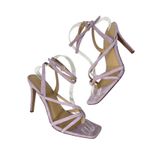 Veronica Beard Abriella Sandal Heels Suede Lavender Lilac Purple Size US 9 Photo 1