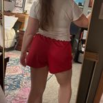 Bershka Red Shorts Photo 1