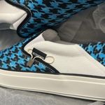 Vetements Baboush Slip On Sneakers Blue houndstooth canvas Size 8 Photo 6