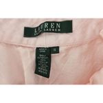 Ralph Lauren Lauren  Womens Linen‎ Cropped Pants Size 16 Pink Photo 2