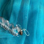 Gorgeous Indian/Iranian turquoise embellished scarf/wrap Blue Photo 8