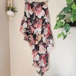 MISA Los Angeles MISA Set Franka Ruffle Asymmetrical Slit Skirt + Top in Flora Tropical Mix XS Photo 4