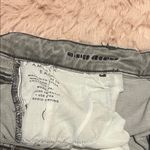 American Eagle Light Gray Next Level Stretch Ripped Jegging Short Jeans Photo 5