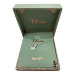 Disney Classics Minnie Mouse Pendant Cubic Zirconia Silver Over 18 Inch Necklace Photo 1