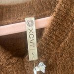 OVI XCVI V-Neck women’s oversized Sweater in Rich Brown small Photo 4