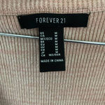 Forever 21 Nude Pink Side Slit Ribbed Short Sleeve Silhouette Dress Size M Photo 7