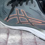 ASICS  Gray and Black Athletic Shoes with‎ Breathable Mesh Photo 6