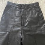 Princess Polly Black Leather Pants Photo 1