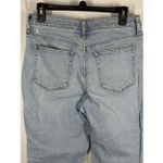 J Crew women’s essential straight ankle denim jean frayed hem size 29 Blue Photo 7