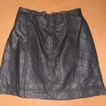 Free People  Vegan Leather Skirt Photo 0