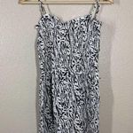 AFRM Isla Smocked Mini Dress XL Zebra Print Spaghetti Strap NEW Photo 5