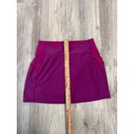 Athleta Action Skort Dobby 145 D Magenta Purple Tennis Golf Athletic Womens XS Photo 5