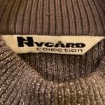 Nygard Silver Metallic Turtleneck Tank Top Blouse Photo 9