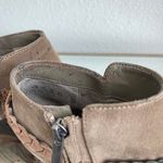 Sam Edelman Taupe Suede Leather Posey Western Chain Harness Moto Ankle Boots Photo 12