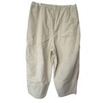 Urban Outfitters  Corduroy Wide-Leg Pants – Size L – Creme – NWT Photo 4