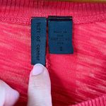 Anthropologie  Left Of Center Red Tee Shirt Dress 100% Cotton Size S Photo 4