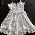Baby blue floral mini dress Pink Photo 0