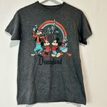 Disney  Women’s Short Sleeve Disneyland Castle Graphic T Shirt Grey Small EUC Photo 0