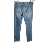 Kut From The Kloth Low Rise Distressed Jeans 4 Med Wash Cropped Straight Leg Photo 2