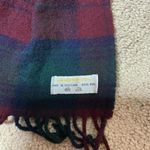 Harvard Tartan Plaid Lambswool Scarf Embroidered Initials Made in Scotland Photo 7