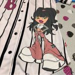 Bratz doll Jersey Top Baseball shirt L White Size L Photo 9