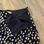 NWOT dark navy spotted high waist midi skirt Blue Size M Photo 3