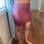 SheIn Red Faux Leather Skirt Photo 0