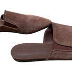 Jenni Kayne  Suede Mule Women's 5/35 Dark Brown Pointed Toe Flat Slide Photo 0