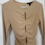 Forever 21 Cut Out Long Sleeve Shirt Photo 3