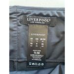 Liverpool Women's  Los Angeles Black Straight Leg Snakeskin Legging Pants Size 10 Photo 10