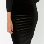 American Apparel COPY - Black velvet midi skirt Photo 0