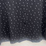 Papaya  Black w White Polka Dots Long Sleeve Button Down Shirt w neck tie small Photo 4