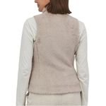 Patagonia Tan Los Gatos Sleeveless Zip Up Soft Teddy Sherpa Vest M Photo 2