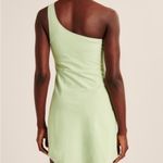 Abercrombie & Fitch One-Shoulder Travelers Mini Dress in Light Green Size: XS Photo 2
