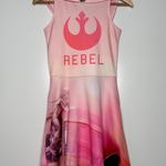 Goldie WeLoveFine by  Star Wars Rebel Scuba Sleeveless Hooded Dress Size Small Photo 0