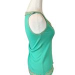 Nanette Lepore  Beaded Y2K Tank Top Small Sea Foam Green Beach Boho Festival Photo 2