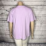 Denim & Co . Essentials Size 1X Purple Elbow Sleeve AnyWear Jersey Knit Top Shirt Photo 2