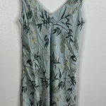 August Silk Vintage  Intimates Leaf Print Nightgown Size Large Photo 0