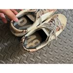 P448  Snake Skin Sneakers in Pink White pearlescent‎ leather size 38 US 7.5-8 Photo 6
