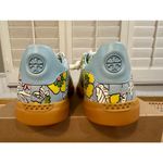 Tory Burch Howell Court Floral Printed Sneaker Smooth Leather Sz. 6.5 NWOB Retro Photo 8