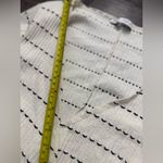 ZARA White Romper with Black Stitching Size S Photo 7