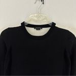 Mel & Lisa Long Sleeve Pullover Crewneck Sweater Cotton Small Black White Size XS Photo 1