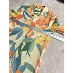 0039 Italy Women's Size Large Long Sleeve Floral Multi Color Printed Midi Dress Pink Photo 5