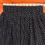 Navy & white polka dot skirt & blouse set. Blue Size XS Photo 9