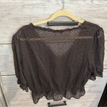 Topshop TopShot cropped Vneck blouse, size 10 Photo 1