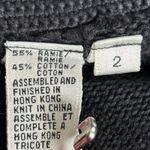 Vintage 90s Michael Simon Black Pearl Beaded Rhinestone Western Cardigan Sweater Size L Photo 8