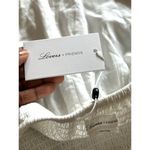 Lovers + Friends White Shorts Red & Blue Stripes Trim Smocked Waist Casual Sz L Photo 3