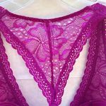 Urban Outfitters  out from under Womens size medium bright pink lace bralette Photo 2